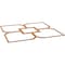 Ekena Millwork 39W x 39H x 14T Small Olivia Decorative Fretwork Wood Ceiling Panels, Cherry CELW39X39X0250OLVCH - alternate 4